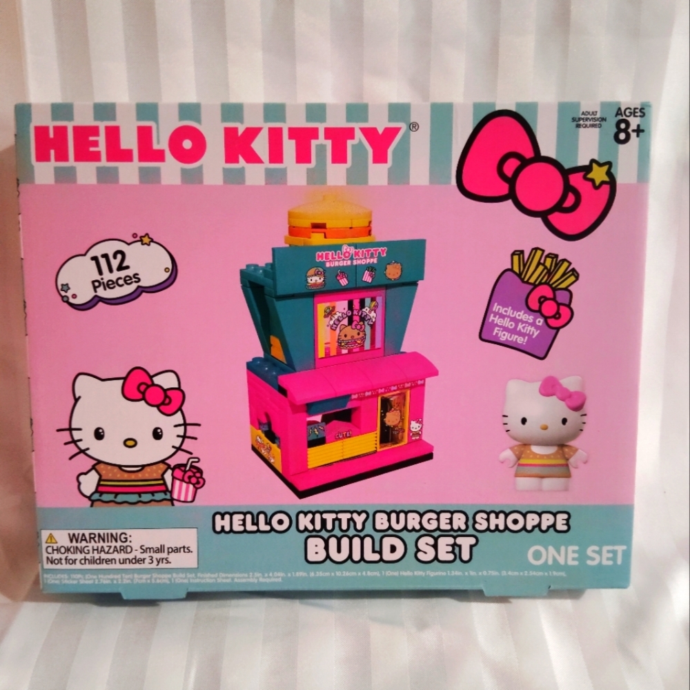 Hello kitty Burger shop set